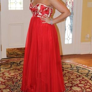 Red Sherri Hill Gown